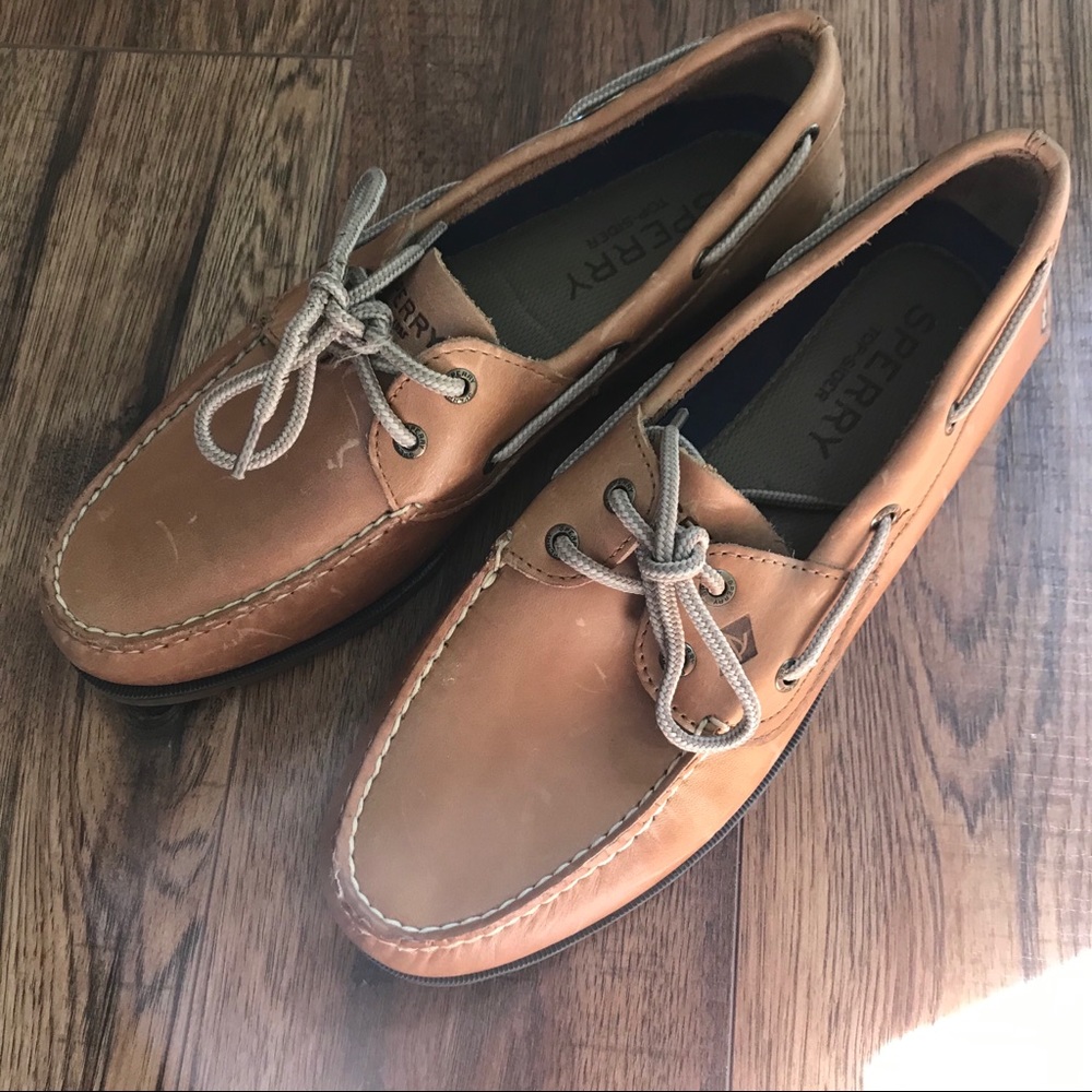 Sperry Top-Sider Authentic Leather Boat Sh…